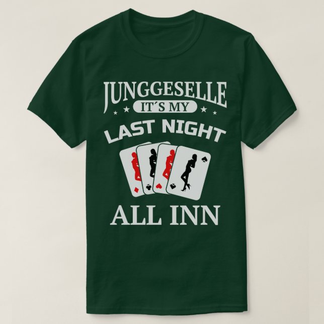 Möhippa Män Män Brudgum Svägerska 1 T Shirt (Design framsida)
