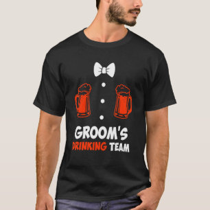 Möhippa män team brudgum bröllop t shirt