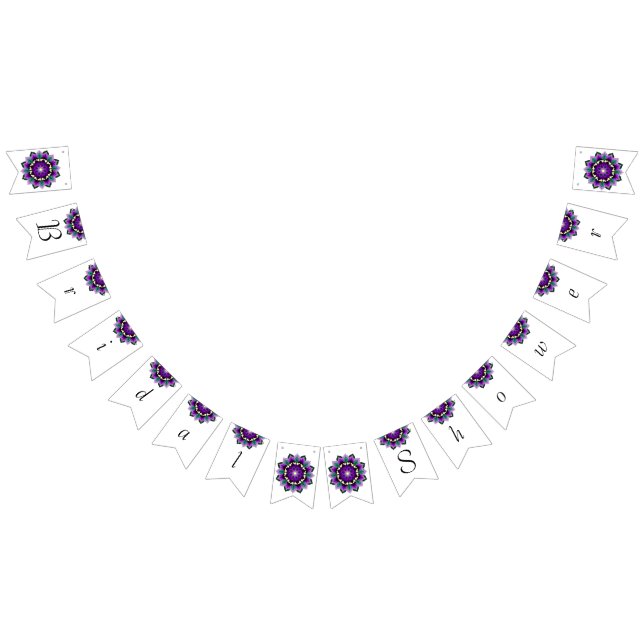 Möhippa. Mandala i lila Vimplar (Alla)