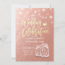 Möhippa Mason Burk String Ljus Ro Guld Inbjudningar