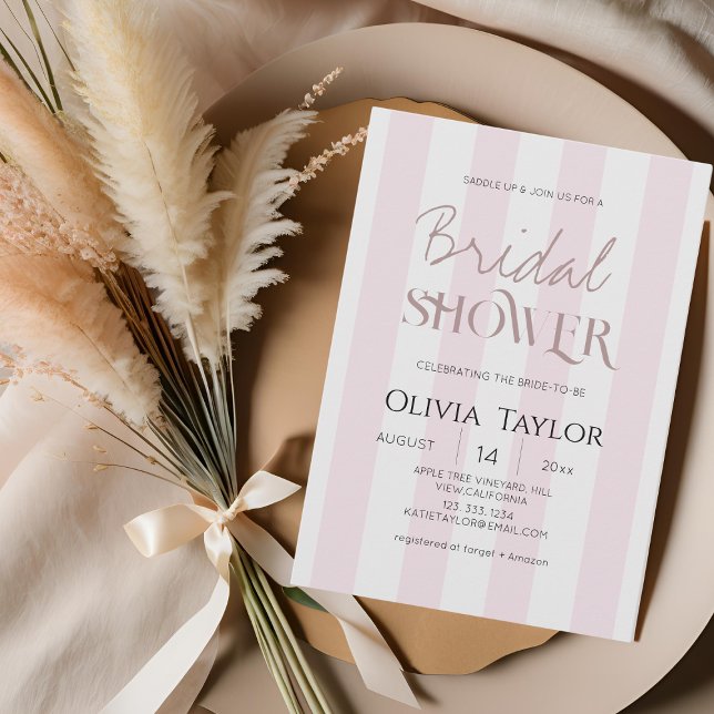 Möhippa Minsta möjliga rosa Ro Inbjudningar (Skapare uppladdad)