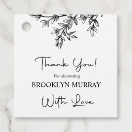 Möhippa, modern Möhippa, svartvitt Gåvor Etiketter