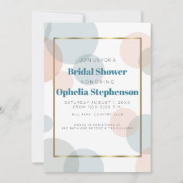 Möhippa | Moderna vattenfärgskonfetti-punkter Meddelande