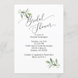 Möhippa/ Möhippa Inbjudan med eukalyptus