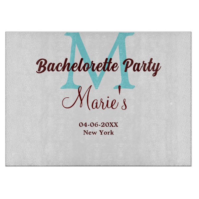 möhippa monogram lägg till namn datum plats si (Framsidan)