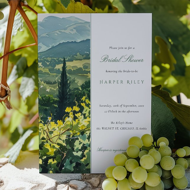 Möhippa Napa Valley Inbjudningar (Skapare uppladdad)