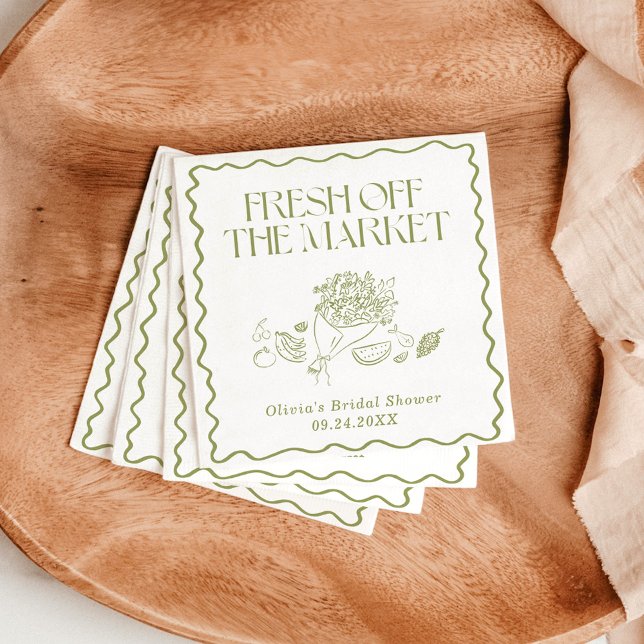 Möhippa Napkins färsk av marknaden Pappersservett (Skapare uppladdad)