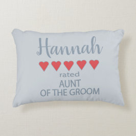 Möhippa och Bröllopsfest 5 Moster i hjärtat av Gro Prydnadskudde