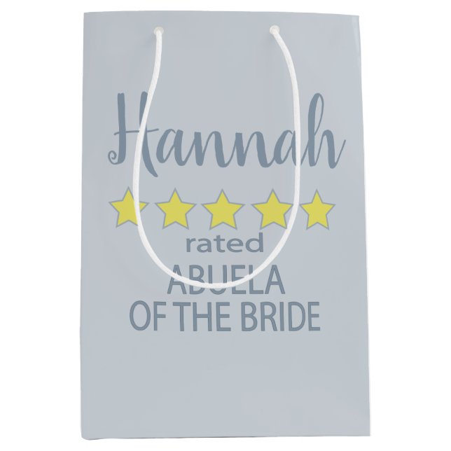 Möhippa och Bröllopsfest 5 Star Abuela of Bride (Framsidan)