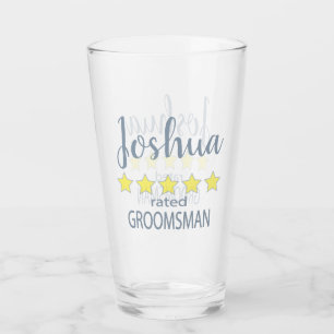 Möhippa och Bröllopsfest 5 Star Groomsman Glaskopp