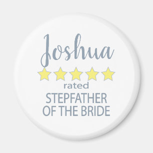 Möhippa och Bröllopsfest 5 Stepfather of Bride Magnet