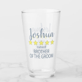 Möhippa och Bröllopsfest 5 Stjärnbror till Groom Glaskopp