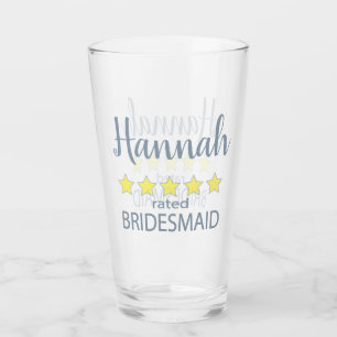 Möhippa och Bröllopsfest 5 stjärnor Bridesmaid Glaskopp