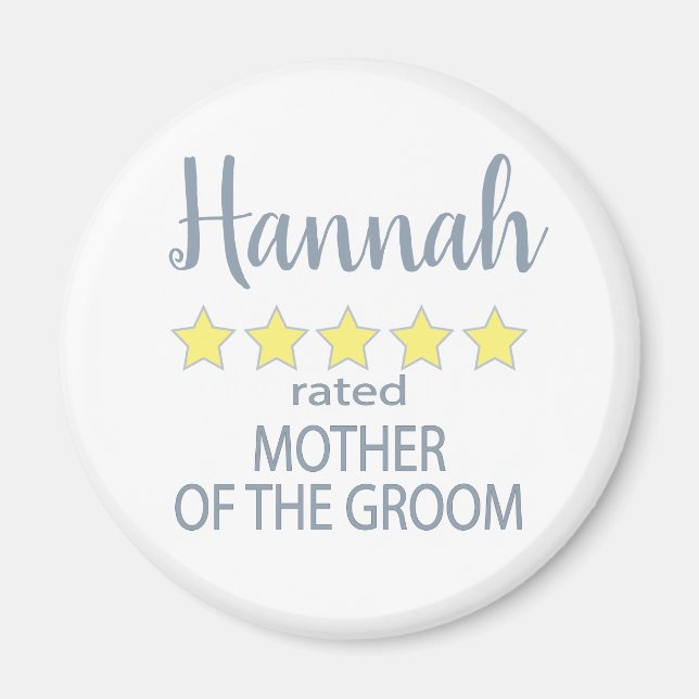 Möhippa och Bröllopsfest 5 stjärnorna Mor i Groom Magnet (Framsidan)