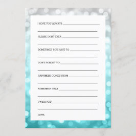 Möhippa Önskemål Beach Ombre Glitter Ljus Inbjudningar