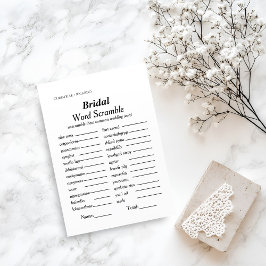 Möhippa ord-spelkort för möhippa inbjudningar