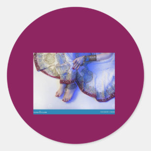 Möhippa Oriental Jewelry Runt Klistermärke