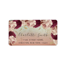 Möhippa OSA Bröllop Händelsen Blommigt Ro Marsala 