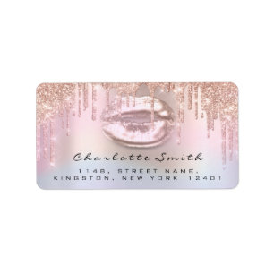 Möhippa OSA Kiss Ro Lip Holograph Glitter Makeup Adressetikett