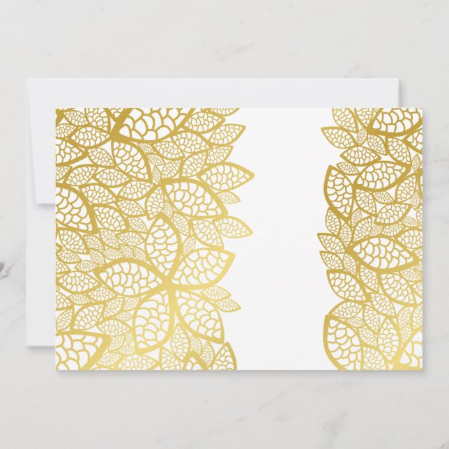 Möhippa över eller under Spel Guld Inbjudningar (Baksida)