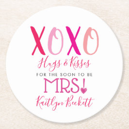 Möhippa på Alla hjärtans dag Underlägg Papper Rund