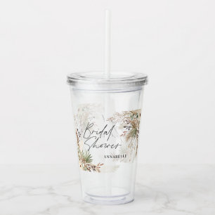 Möhippa pampas gräs blommigt modern elegant take away mugg