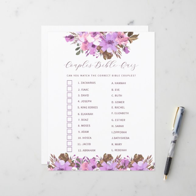 Möhippa Par Bible Quiz (Fram/Back In Situ)