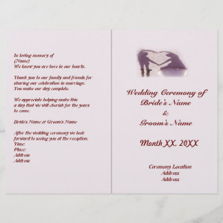 Möhippa par Silhouette Heart i Sand Bröllop