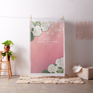 Möhippa Photo BackDrop Flowers String Ljus Tyg