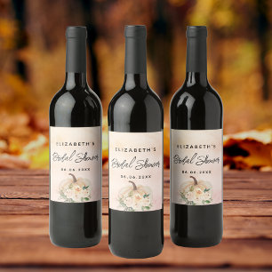 Möhippa Pumpkin-kräm ro guld Vinflaska Etikett