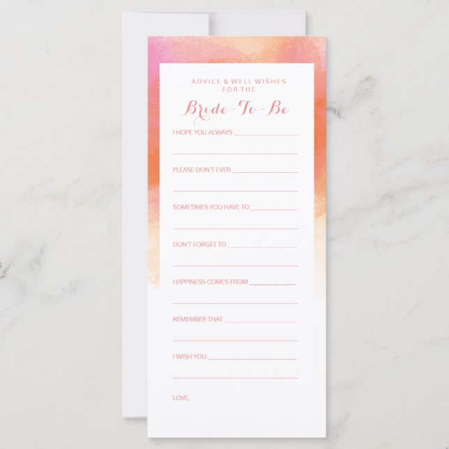 Möhippa Råd  Rosa Koral vattenfärg (Framsida)