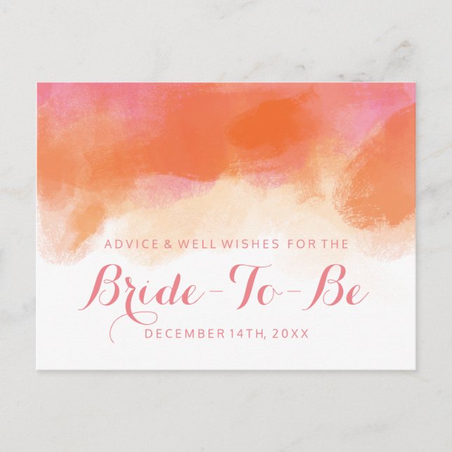 Möhippa Råd  Rosa Koral vattenfärg (Framsida)