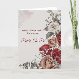 Möhippa Red Bronze Ro Blommigt Kort