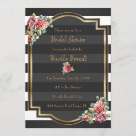 Möhippa, remsor, svartvit inbjudningar