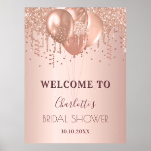 Möhippa ro, glitter vid guld poster