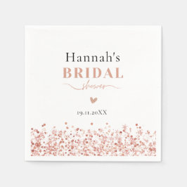 Möhippa Ro Guld Glitter Pappersservett