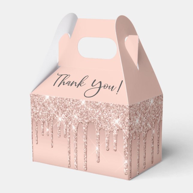 Möhippa Ro Guld Glitter Tack Presentaskar (Framsidan Sidan)