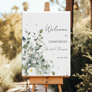Möhippa ro välkomstskylt elegant grönt poster