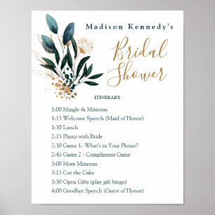 Möhippa Roligt av blått Blommigt Fab Poster