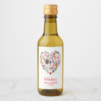 Möhippa | Romantiska, vismiska hjärtblommor Vinetikett