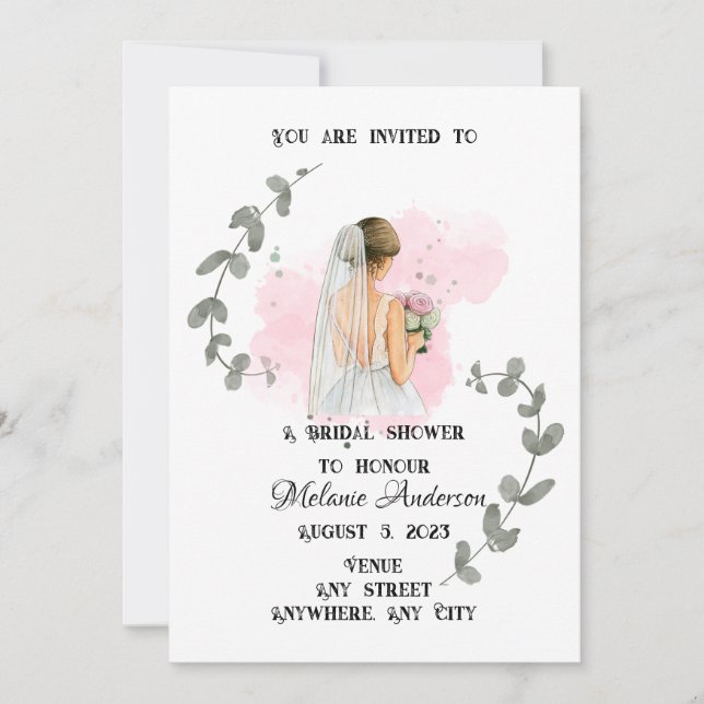 MÖHIPPA, romantiskt bricktema Inbjudningar (Framsida)