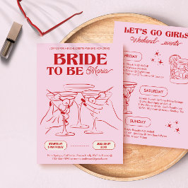 Möhippa Rosa Helgparty Inbjudan