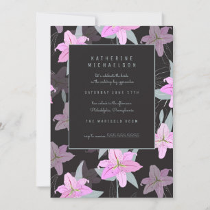 MÖHIPPA   Rosa Lily Inbjudningar