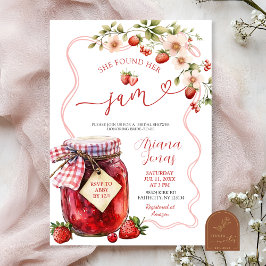 Möhippa Showe i Coquette Strawberry Sommar Sylt Inbjudningar
