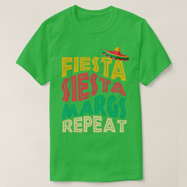 Möhippa Siesta Margs Repeat T Shirt (Design framsida)