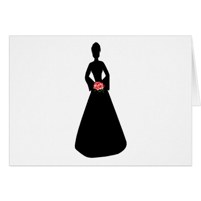 Möhippa Silhouette Hälsningskort (Framsidan Horizontal)