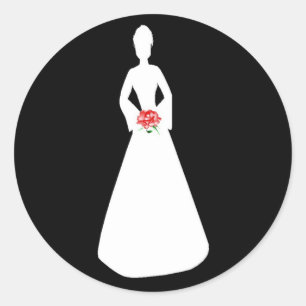 Möhippa Silhouette I Runt Klistermärke