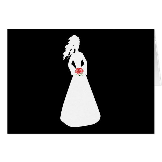 Möhippa Silhouette II Hälsningskort (Framsidan Horizontal)