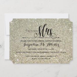 Möhippa Silver Glitter Future Modern Fab Inbjudningar