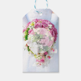 Möhippa Snöre Flower Bouquet Bröllop Presentetikett